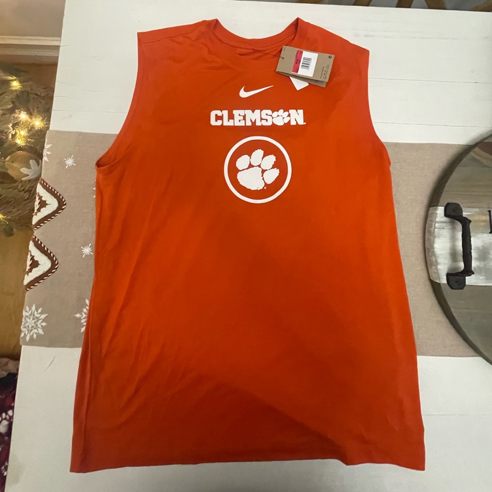 Nike Clemson sleeveless Basketball shirt
